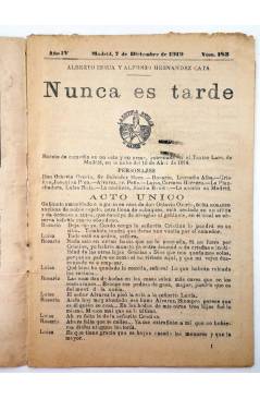Muestra 1 de LA NOVELA CÓMICA 183. NUNCA ES TARDE (Alberto Insúa / A. Hernández Catá) Madrid 1919