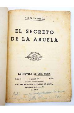 Muestra 1 de LA NOVELA DE UNA HORA 9. EL SECRETO DE LA ABUELA (Alberto Insúa) Reunidos 1936