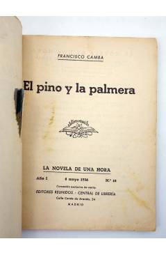 Muestra 1 de LA NOVELA DE UNA HORA 10. EL PINO Y LA PALMERA (Francisco Camba) Reunidos 1936