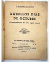 Muestra 1 de LA NOVELA DE UNA HORA 18. AQUELLOS DÍAS DE OCTUBRE. CONFIDENCIAS DE UNA ESPÍA RUSA (R. Martínez De La Riva)