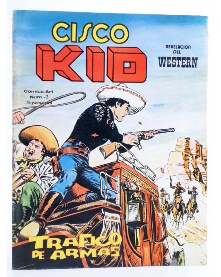 Cubierta de COMICS ART CISCO KID 2. TRÁFICO DE ARMAS (José Luis Salinas) Vértice 1980
