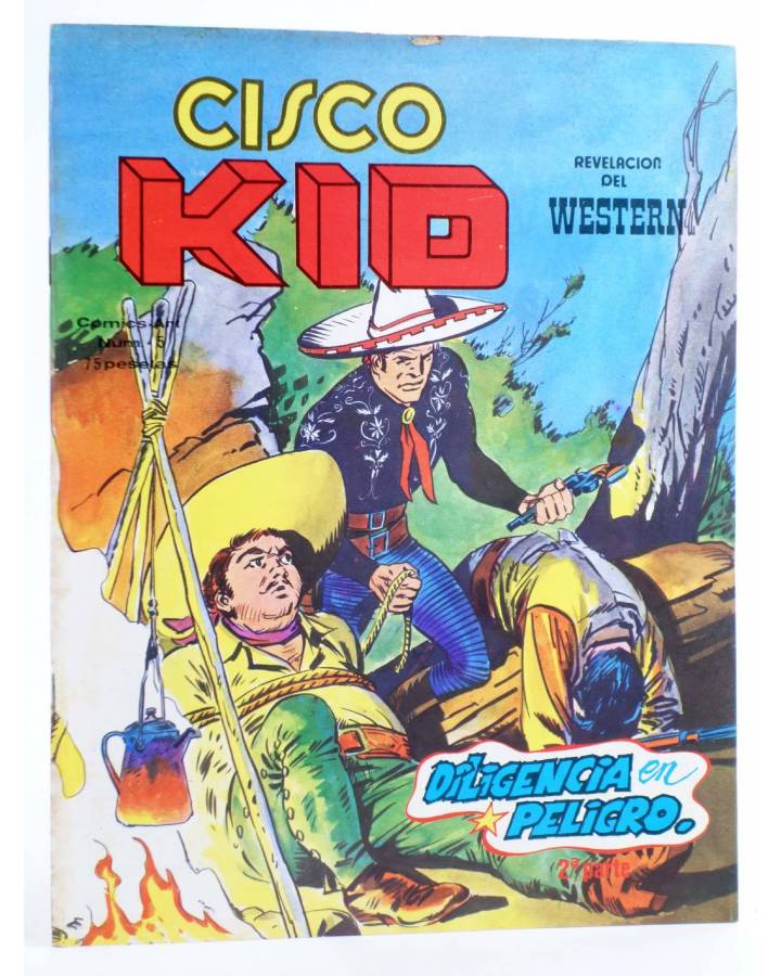 Cubierta de COMICS ART CISCO KID 5. DILIGENCIA EN PELIGRO (José Luis Salinas) Vértice 1980