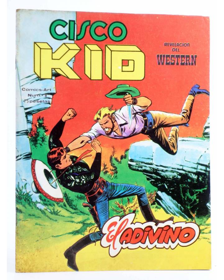 Cubierta de COMICS ART CISCO KID 8. EL ADIVINO (José Luis Salinas) Vértice 1980