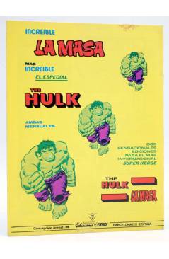 Contracubierta de COMICS ART: MANDRAKE. MERLÍN EL MAGO 1. EL LADRÓN INCREÍBLE (Lee Falk / Fred Fredericks) Vértice 1980