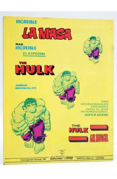 Contracubierta de COMICS ART: MANDRAKE. MERLÍN EL MAGO 3. SUPERLÉCTRICO (Lee Falk / Fred Fredericks) Vértice 1980