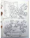 Contracubierta de QUADERNS PER PINTAR HEROIS INFANTILS - GRANDE 5. SACARINO (Jan) Bruguera 1985