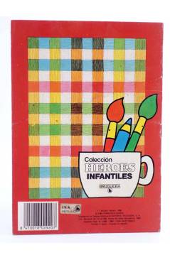 Contracubierta de CUADERNOS PARA PINTAR: HÉROES INFANTILES - PEQ 1. MORTADELO Y FILEMON (Jan) Bruguera 1985