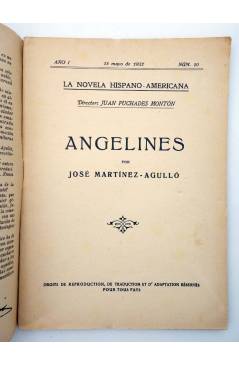 Muestra 1 de LA NOVELA HISPANO AMERICANA 10. ANGELINES (José Martínez Agulló) Valencia 1927