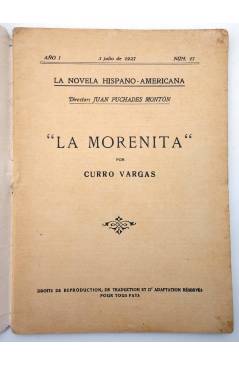 Muestra 1 de LA NOVELA HISPANO AMERICANA 17. LA MORENITA (Curro Vargas) Valencia 1927