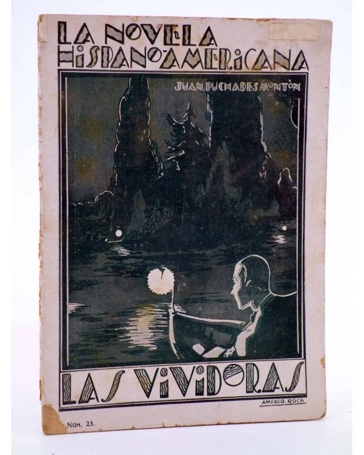 Cubierta de LA NOVELA HISPANO AMERICANA 23. LAS VIVIDORAS (Juan Puchades Montón) Valencia 1927