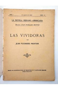 Muestra 1 de LA NOVELA HISPANO AMERICANA 23. LAS VIVIDORAS (Juan Puchades Montón) Valencia 1927