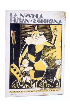 Cubierta de LA NOVELA HISPANO AMERICANA 24. TONTAINA (María Sepúlveda) Valencia 1927