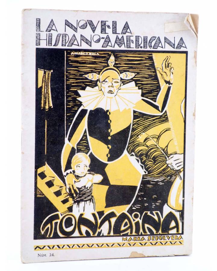 Cubierta de LA NOVELA HISPANO AMERICANA 24. TONTAINA (María Sepúlveda) Valencia 1927
