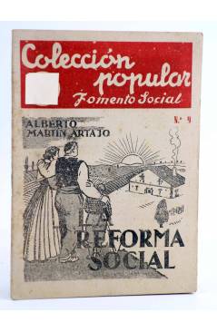 Cubierta de COLECCIÓN POPULAR FOMENTO SOCIAL 9. REFORMA SOCIAL (Alberto Martín Artajo) Vicente Ferrer 1945