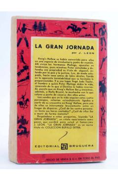 Contracubierta de BUFALO EXTRA ILUSTRADA 83. LA GRAN JORNADA (J. León) Bruguera Bolsilibros 1957