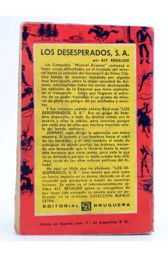 Contracubierta de BUFALO EXTRA ILUSTRADA 288. LOS DESESPERADOS S.A. (Alf Regardie) Bruguera Bolsilibros 1962
