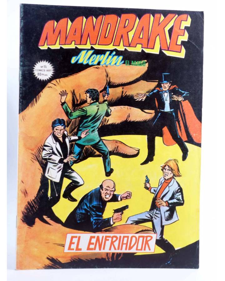 Cubierta de MANDRAKE MERLIN EL MAGO 14. EL ENFRIADOR (Falk) Vértice 1981