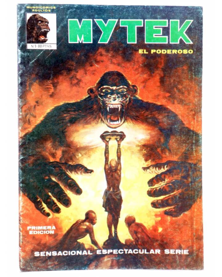Cubierta de MYTEK EL PODEROSO 1. Vértice 1981