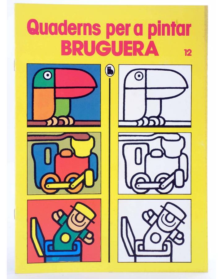 Cubierta de QUADERNS PER A PINTAR 12 (Arturo Pomar) Bruguera 1986
