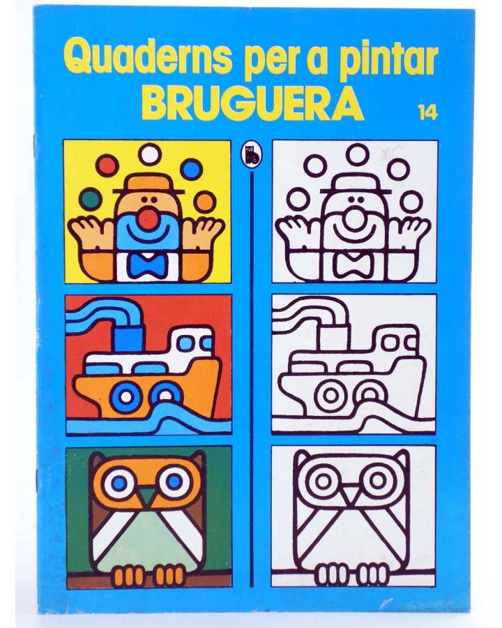 Cubierta de QUADERNS PER A PINTAR 14 (Arturo Pomar) Bruguera 1986