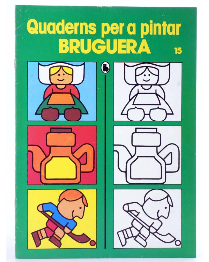 Cubierta de QUADERNS PER A PINTAR 15 (Francesc Mallol) Bruguera 1986