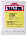 Contracubierta de CTW ÁBRETE SÉSAMO - BARRIO SÉSAMO 1. SUMAR Y RESTAR. Bruguera 1976