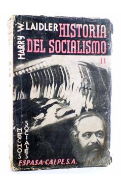 Cubierta de HISTORIA DEL SOCIALISMO TOMO II (Harry W. Laidler) Espasa Calpe 1933