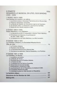 Muestra 3 de HISTORIA DE LA MÚSICA EN UTIEL. 2 TOMOS EN ESTUCHE (Unión Musica Utielana) Generalitat Valenciana 1995