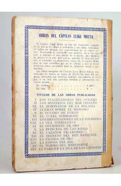 Contracubierta de OBRAS DEL CAPITÁN LUIGI MOTTA 15. EL TESORO DEL MAELSTRÖM (Cap. Luigi Motta) Maucci Circa 1920