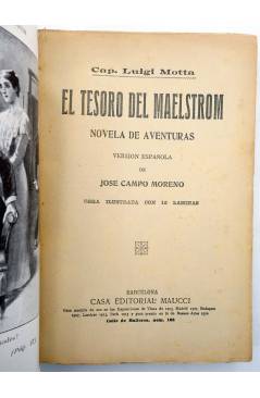 Muestra 1 de OBRAS DEL CAPITÁN LUIGI MOTTA 15. EL TESORO DEL MAELSTRÖM (Cap. Luigi Motta) Maucci Circa 1920
