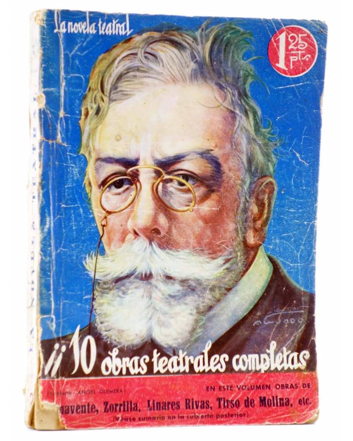 Cubierta de LA NOVELA TEATRAL TOMO 2. DIEZ OBRAS TEATRALES COMPLETAS (Vvaa) Prensa Popular Circa 1920