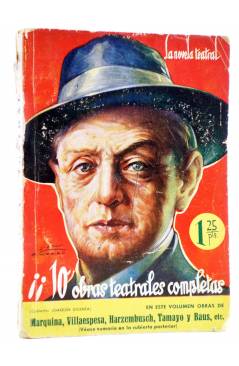 Cubierta de LA NOVELA TEATRAL TOMO 3. DIEZ OBRAS TEATRALES COMPLETAS (Vvaa) Prensa Popular Circa 1920