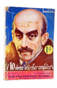 Cubierta de LA NOVELA TEATRAL TOMO 5. DIEZ OBRAS TEATRALES COMPLETAS (Vvaa) Prensa Popular Circa 1920