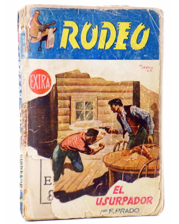 Cubierta de COLECCIÓN RODEO EXTRA 42. EL USURPADOR (Fidel Prado) Cies Circa 1956