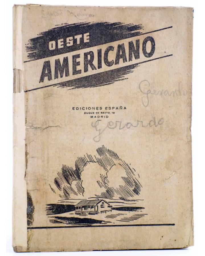 Cubierta de OESTE AMERICANO 29. EL RANCHO DE LOS COBARDES (Lawrence Cripps) España Circa 1940