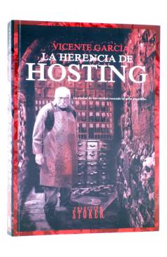 Cubierta de LA HERENCIA DE HOSTING (Vicente García) Dolmen 2014. COLECCIÓN STOKER