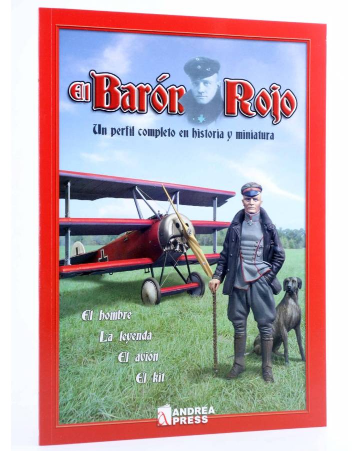 Cubierta de EL BARON ROJO. UN PERFIL COMPLETO EN HISTORIA Y MINIATURA (Vvaa) Andrea Press 2004