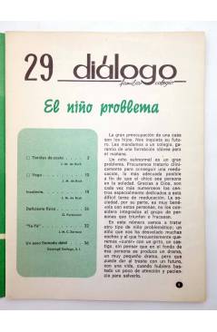 Muestra 1 de DIÁLOGO FAMILIA COLEGIO 29. EL NIÑO PROBLEMA. PADRES DE ALUMNOS. EL PILAR VALENCIA (Vvaa) CMSE 1967