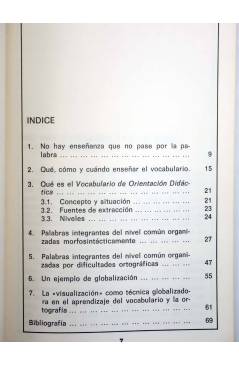 Muestra 1 de EL VOCABULARIO Y LA ORTOGRAFÍA DE NUESTROS ALUMNOS (M. Lorenzo Delgado) Cincel 1980