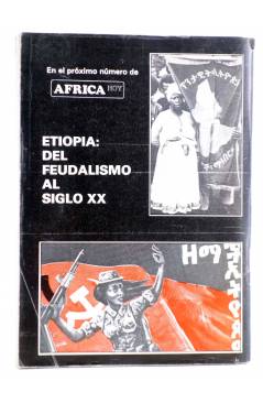 Contracubierta de AFRICA HOY 2. ANGOLA GUERRA Y REVOLUCIÓN (Vvaa) Madrid 1979. COMUNISMO