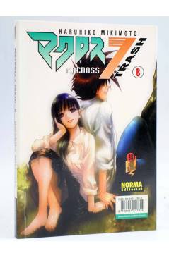 Contracubierta de MANGA GRAN VOLUMEN 38. MACROSS 7 TRASH 8 (Haruhiko Mikimoto) Norma 2003