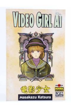 Cubierta de VIDEO GIRL AI 27. INCLUYE POSTER (Masakazu Katsura) Norma 1996