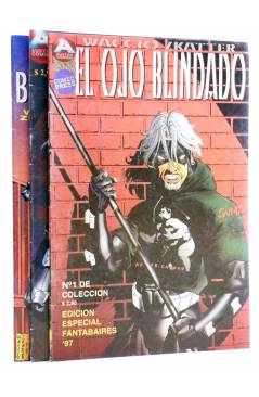 Cubierta de EL OJO BLINDADO 1 2 3. COMPLETA (Waccio Zkatter) Comic Press 1997