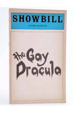 Cubierta de SHOWBILL. THE GAY DRACULA. ACTOR'S PLAYHOUSE. August 1981. Playbill 1981