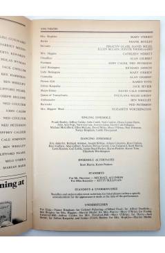 Muestra 4 de PLAYBILL. MY FAIR LADY. URIS THEATRE. August 1981. Playbill 1981