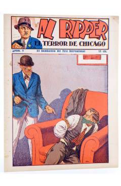 Cubierta de AL RIPPER TERROR DE CHICAGO 5. EL BOMBARDEO DEL FIRST INTERNATIONAL. J. Sanxo Circa 1920