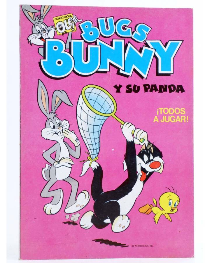Cubierta de BUGS BUNNY Y SU PANDA 6. TODOS A JUGAR (Vvaa) Bruguera 1983