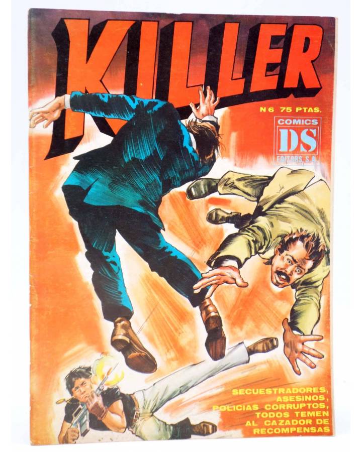 Cubierta de KILLER 6 (Vvaa) DS Editors 1982