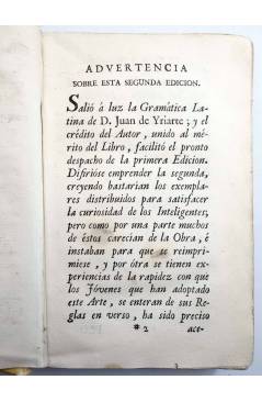 Muestra 2 de GRAMÁTICA LATINA. SEGUNDA EDICIÓN (Juan De Iriarte) La Gazeta 1772