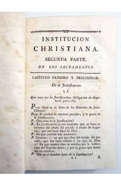 Muestra 2 de INSTITUCIÓN CHRISTIANA TOMO SEGUNDO. DE LOS SACRAMENTOS (Pedro Joseph De Gallarreta) Viuda de Ibarra 1799